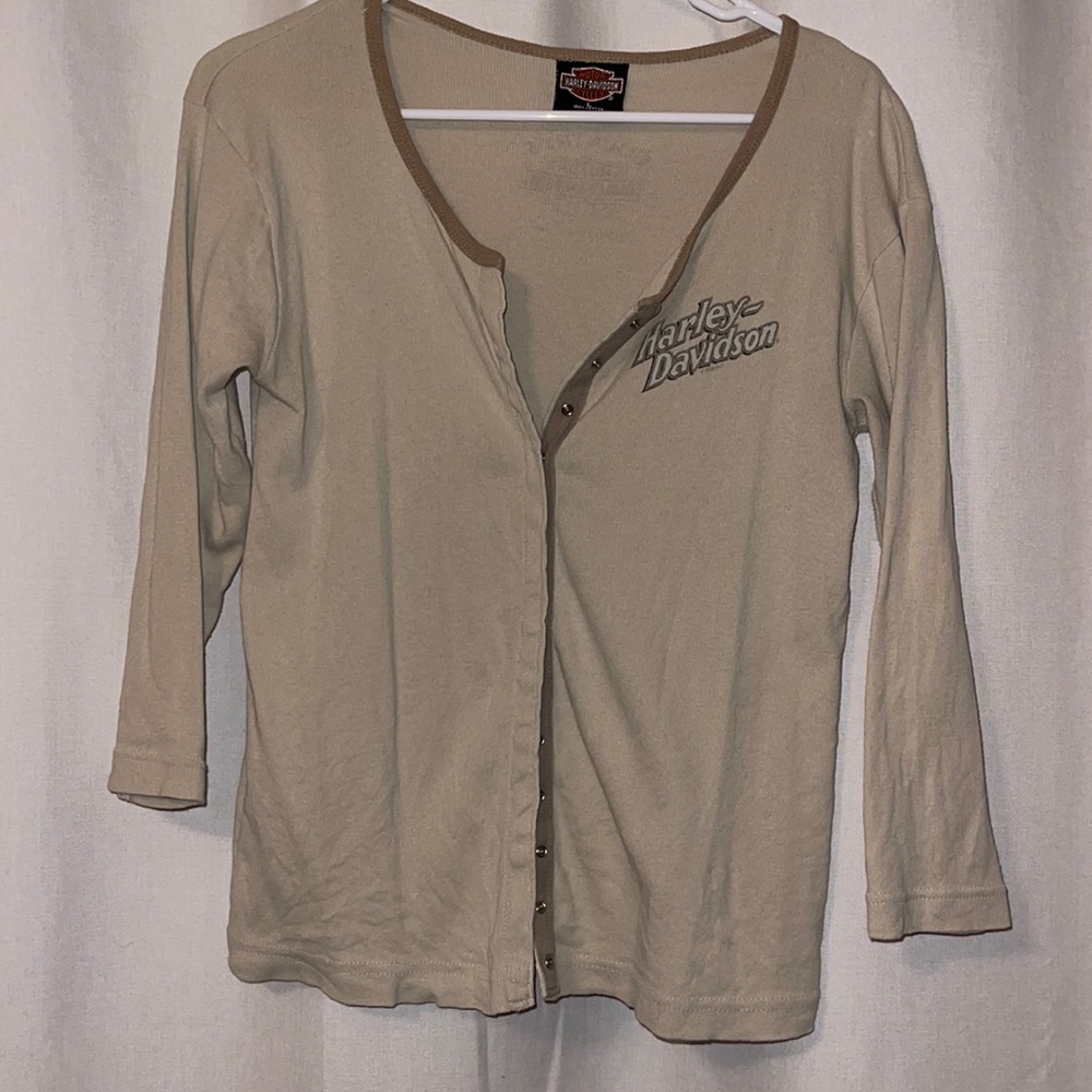 Vintage Harley Davidson Snap Up Sweater